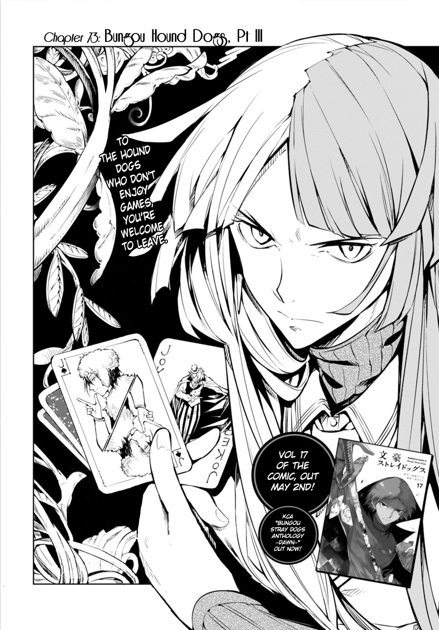 Read Bungou Stray Dogs Manga Online