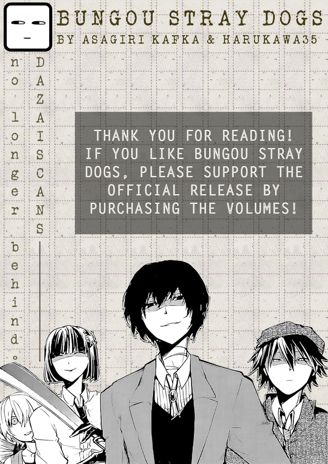 Read Bungou Stray Dogs Manga Online