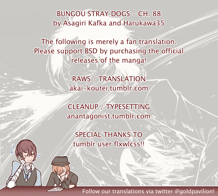 Read Bungou Stray Dogs Manga Online
