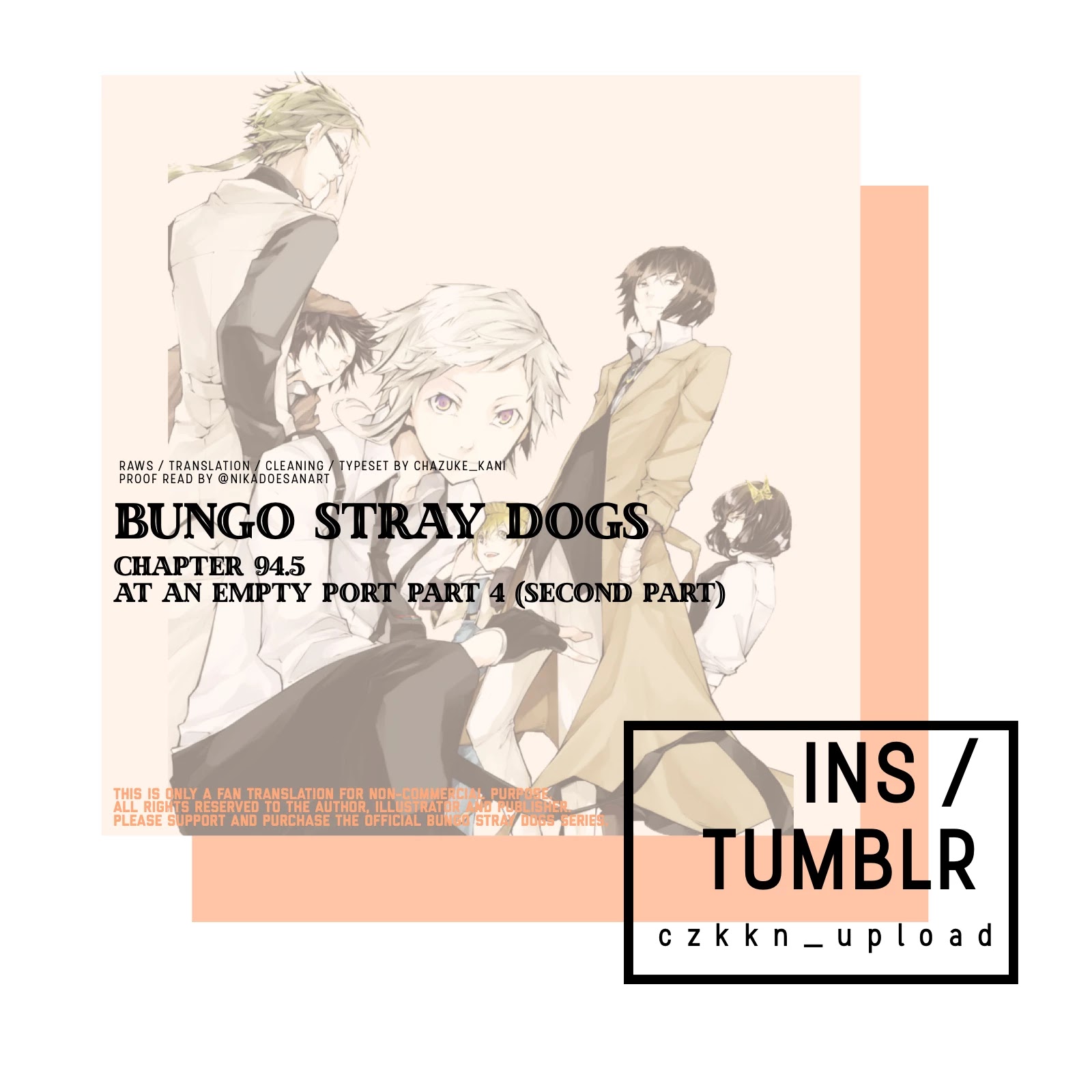 Read Bungou Stray Dogs Manga Online