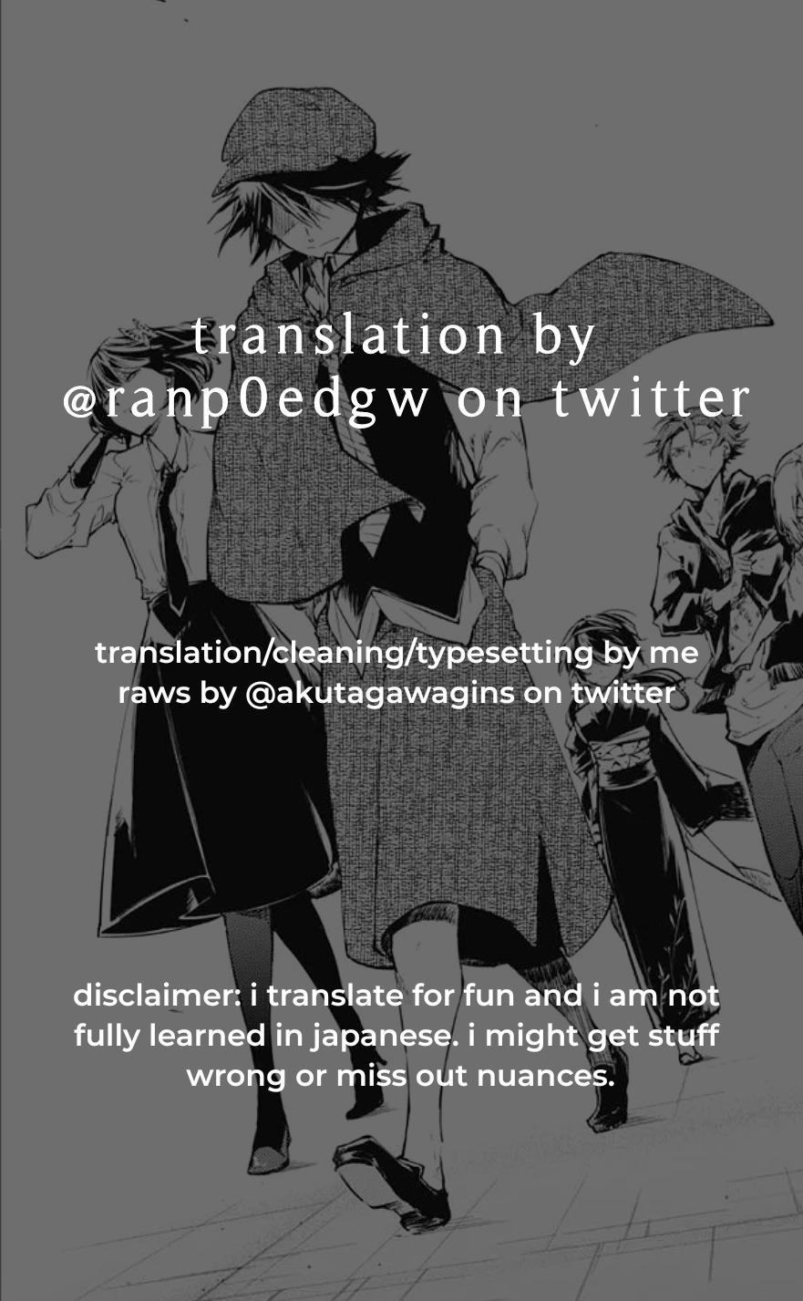 Read Bungou Stray Dogs Manga Online