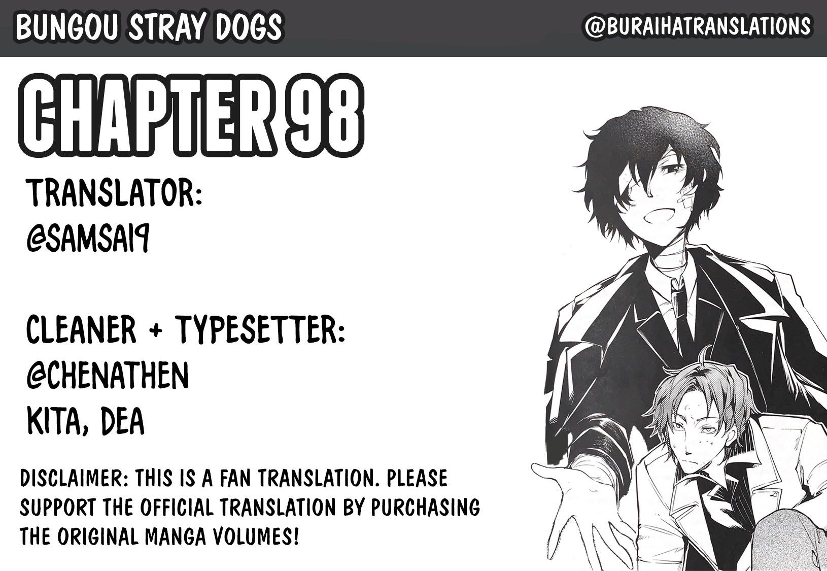 Read Bungou Stray Dogs Manga Online