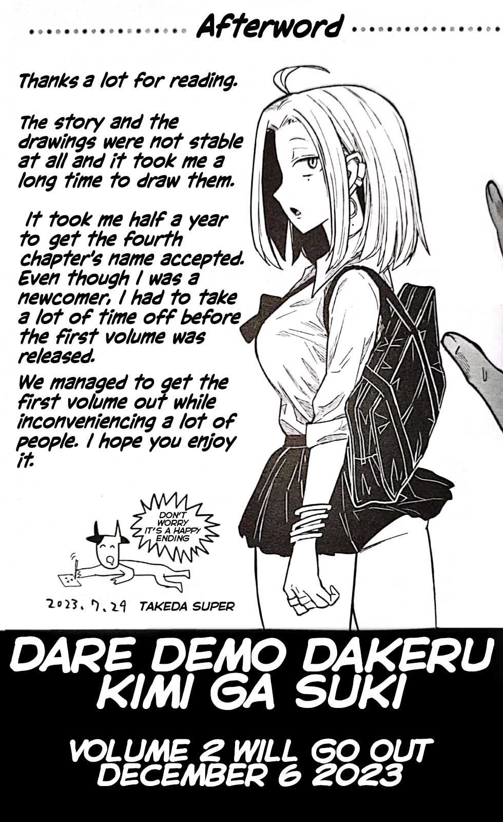Read Dare Demo Dakeru Kimi Ga Suki Manga Online