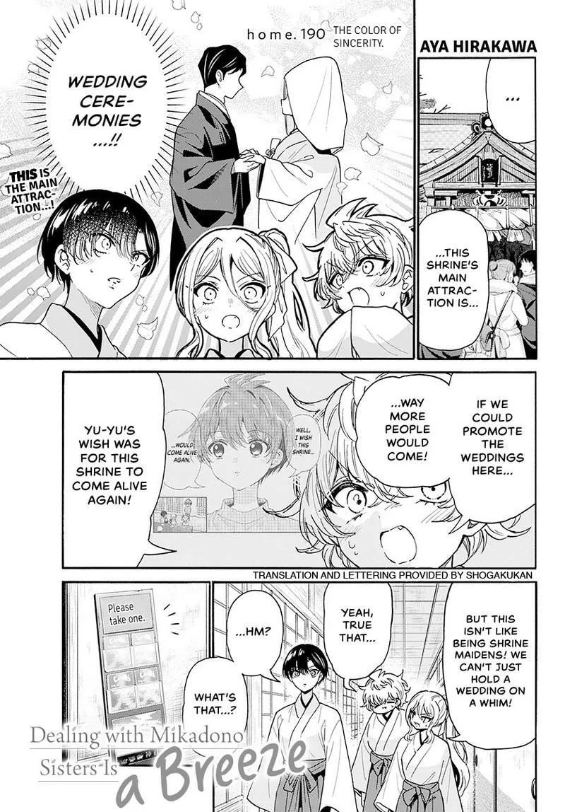 Read Dealing with Mikadono Sisters Is a Breeze Manga Online