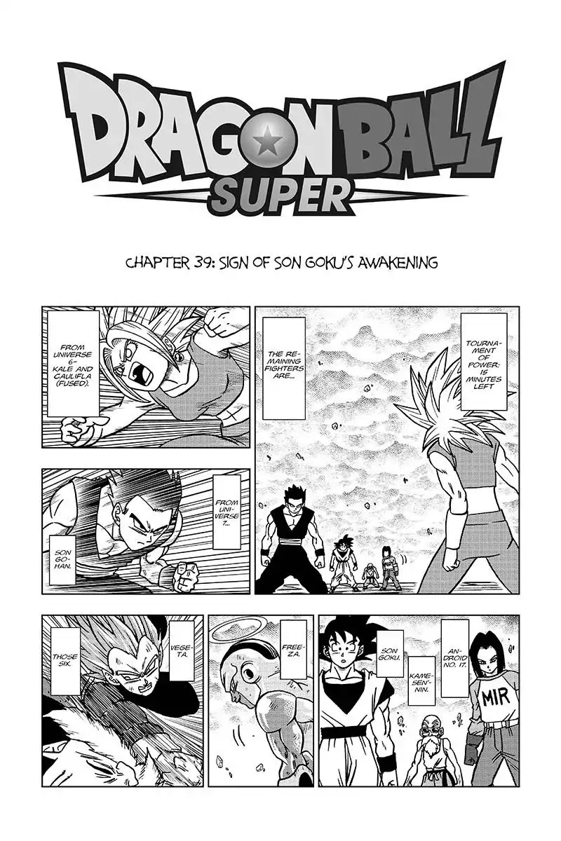 Read Dragon Ball Super Manga Online