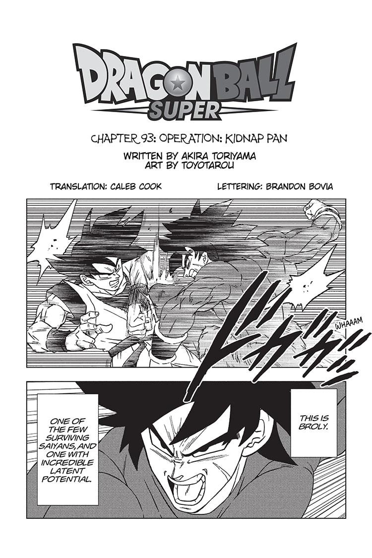 Read Dragon Ball Super Manga Online