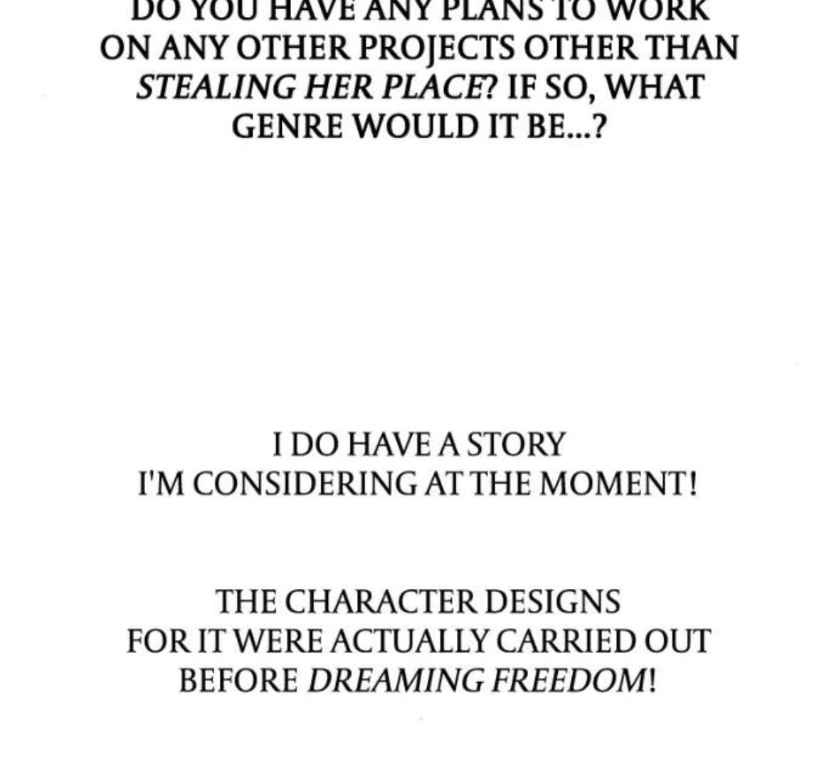 Read Dreaming Freedom Manga Online