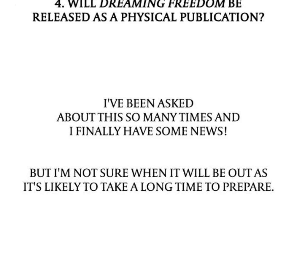 Read Dreaming Freedom Manga Online