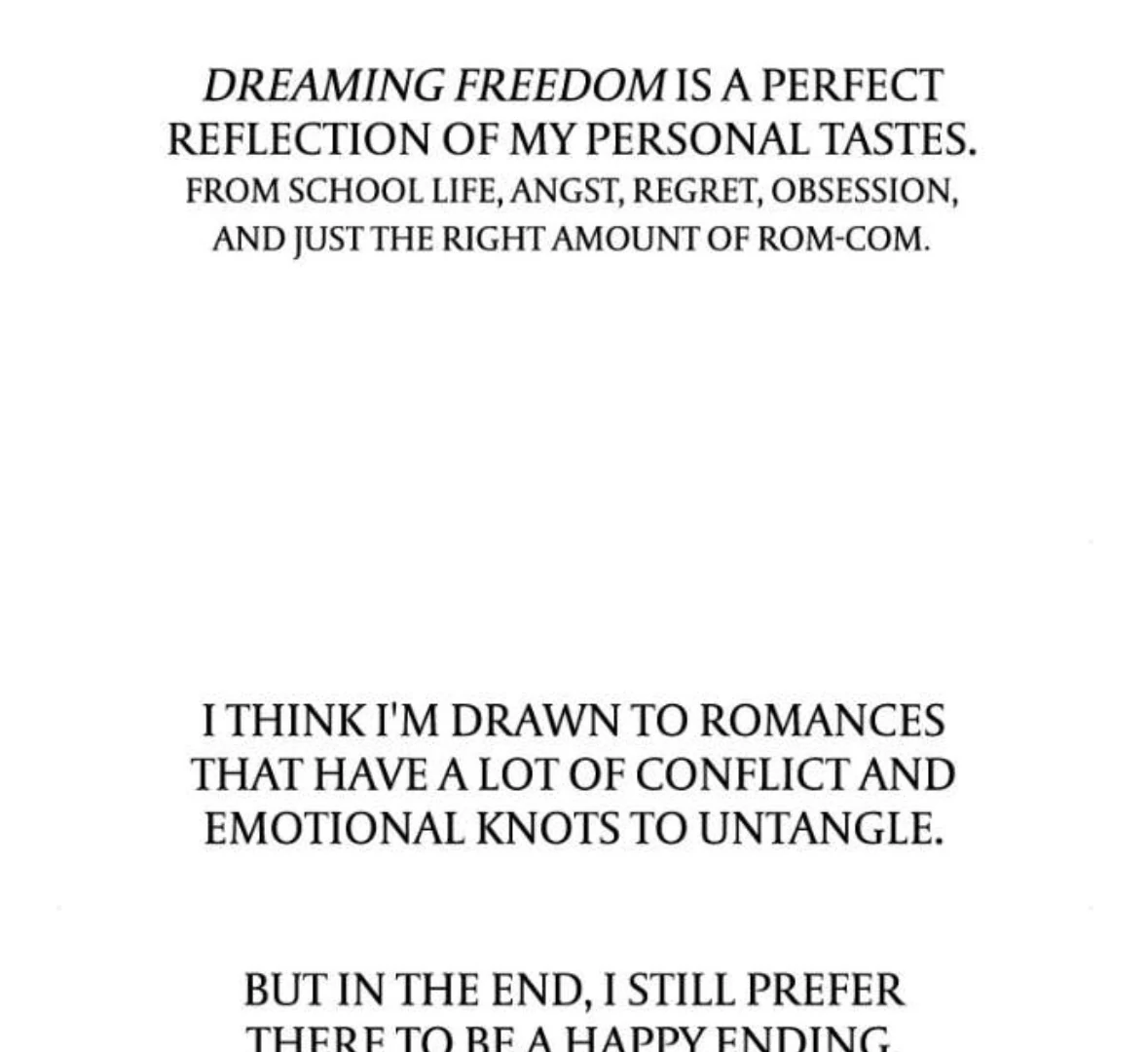 Read Dreaming Freedom Manga Online