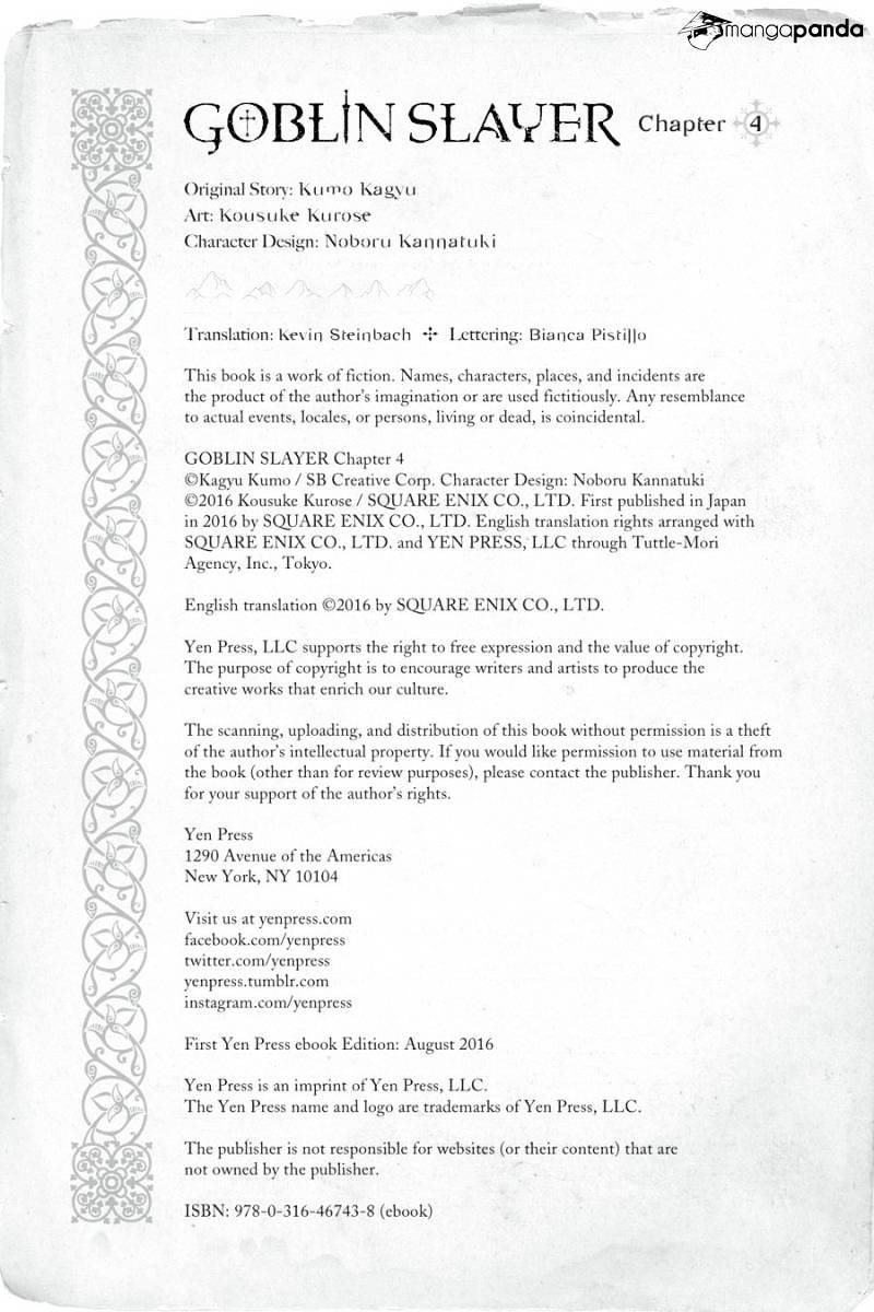 Read Goblin Slayer Manga Online