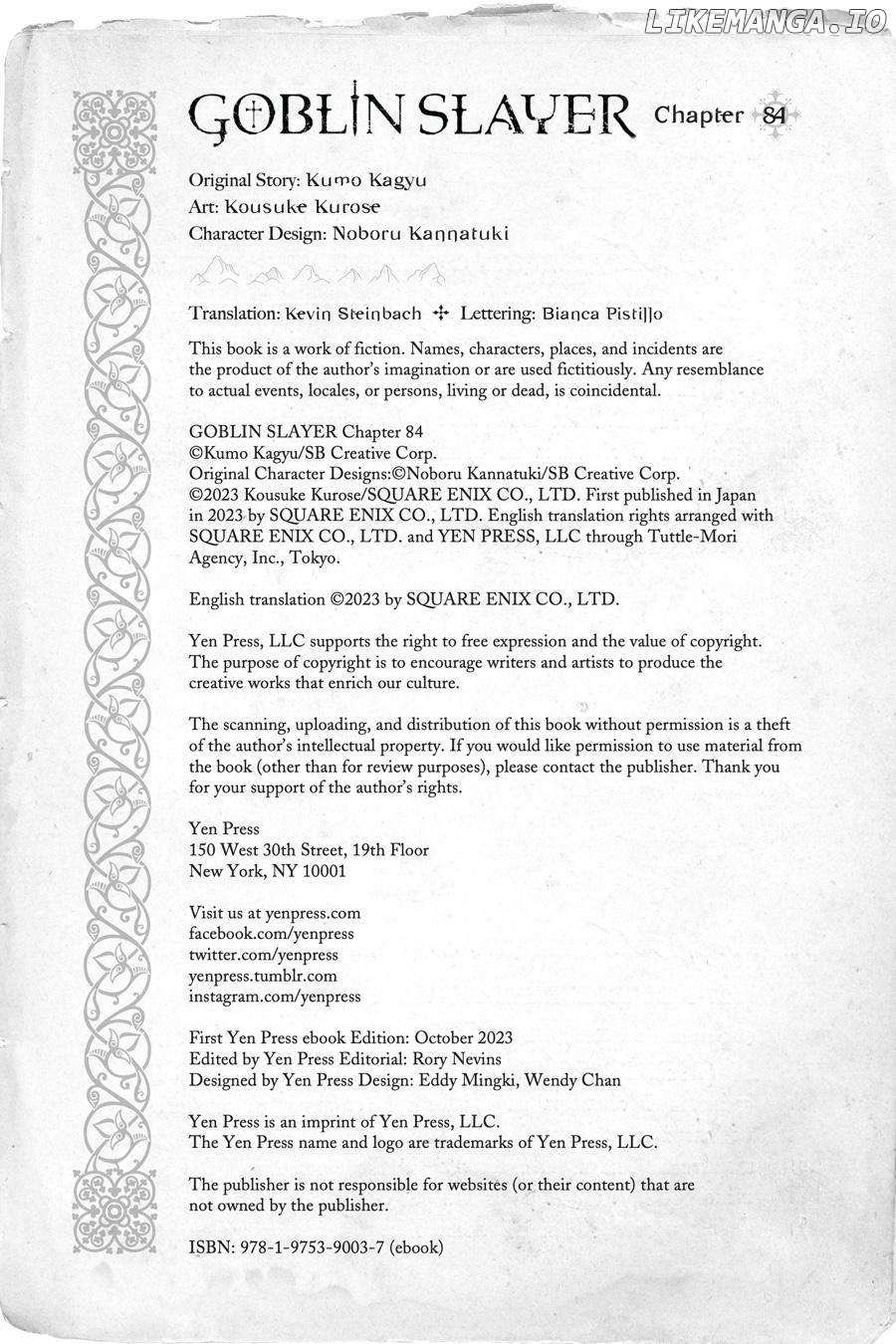 Read Goblin Slayer Manga Online