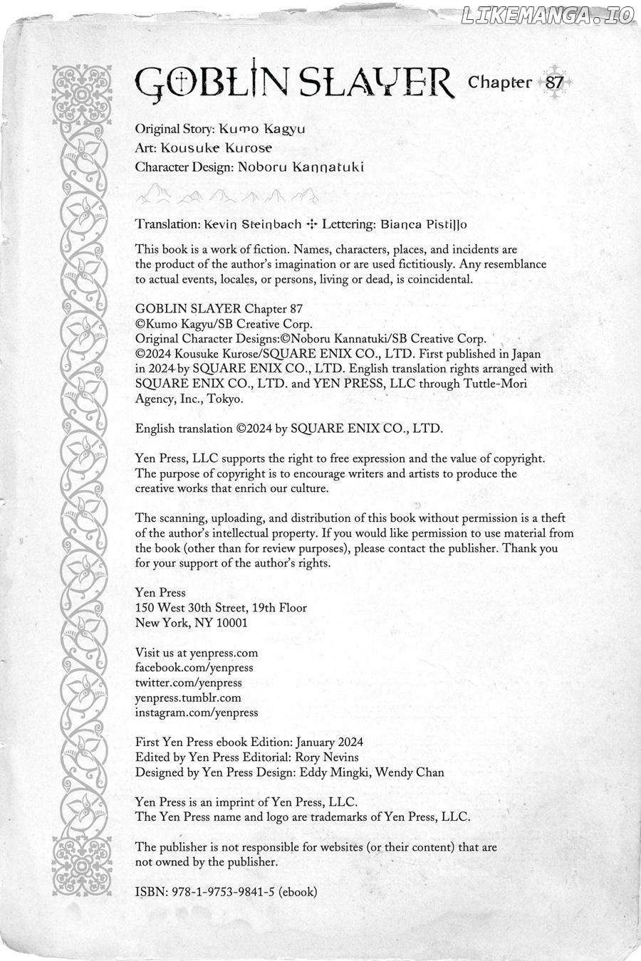 Read Goblin Slayer Manga Online