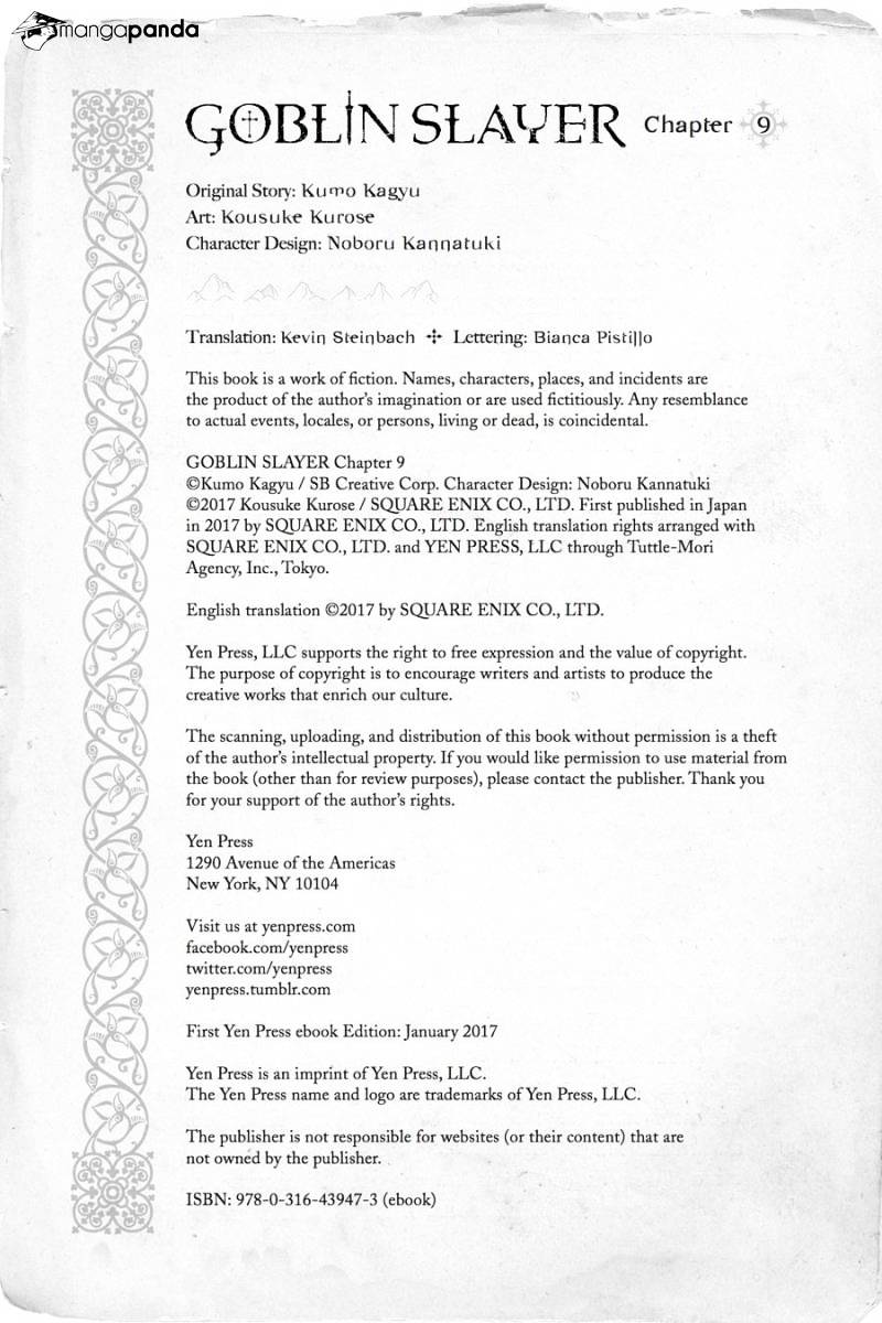 Read Goblin Slayer Manga Online