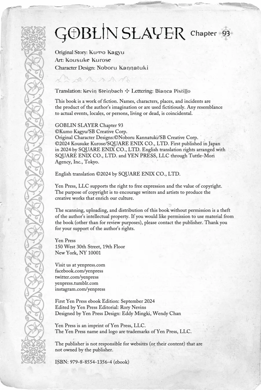 Read Goblin Slayer Manga Online