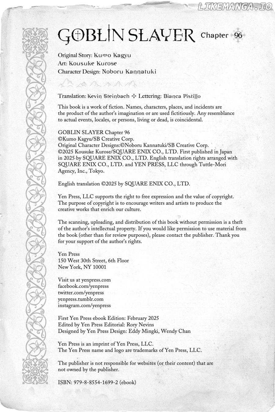 Read Goblin Slayer Manga Online