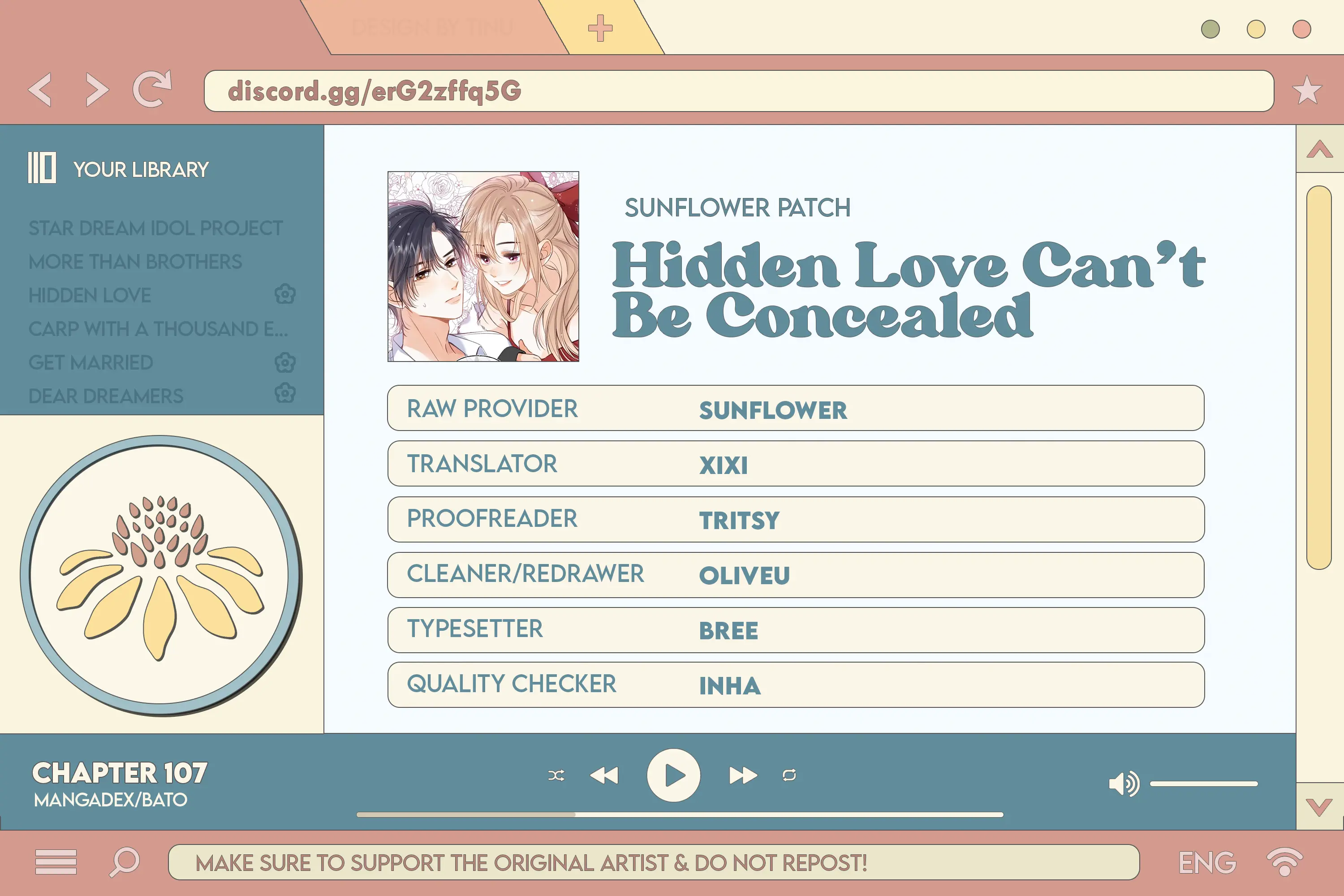 Read Hidden Love Can't Be Concealed Manga Online