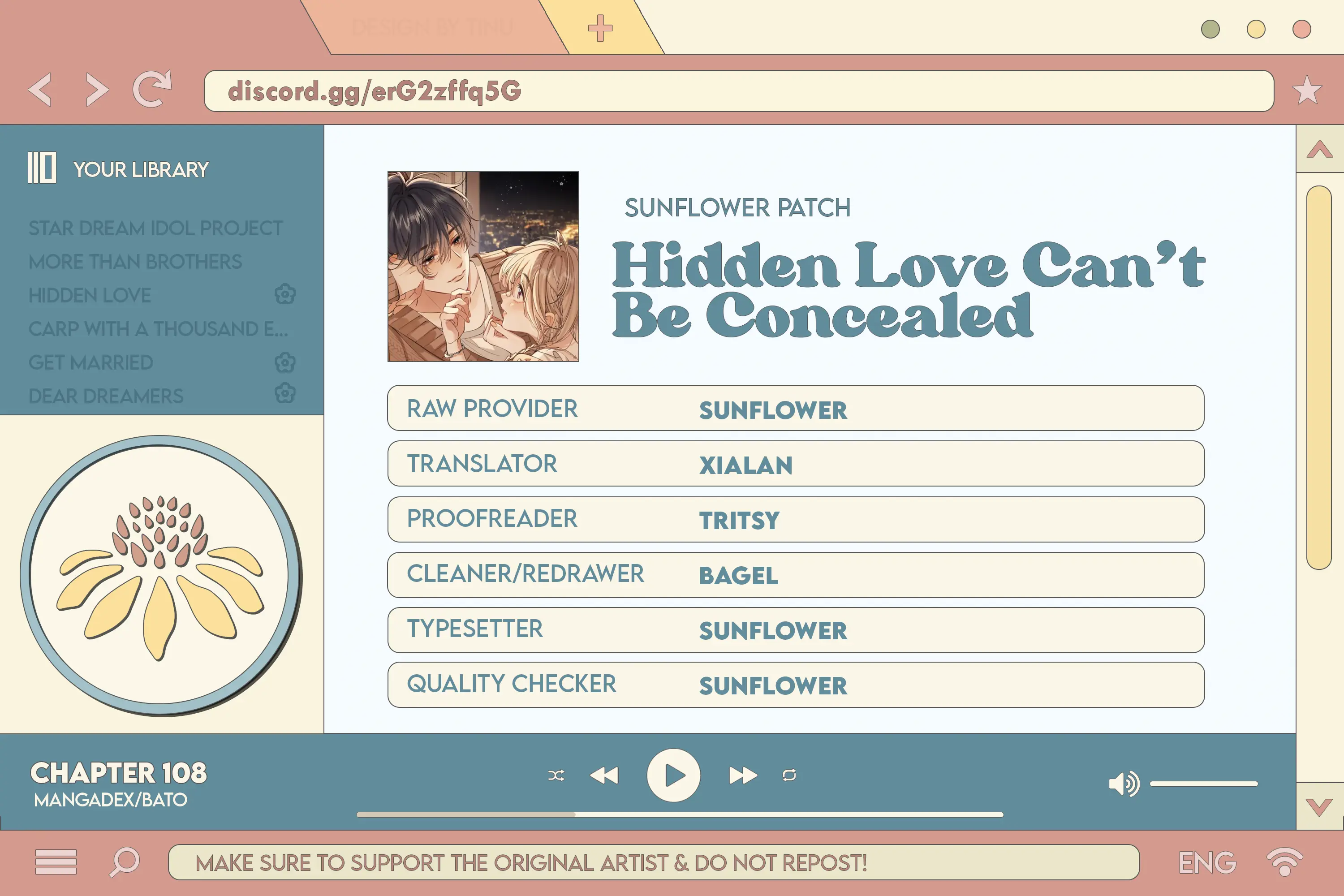 Read Hidden Love Can't Be Concealed Manga Online