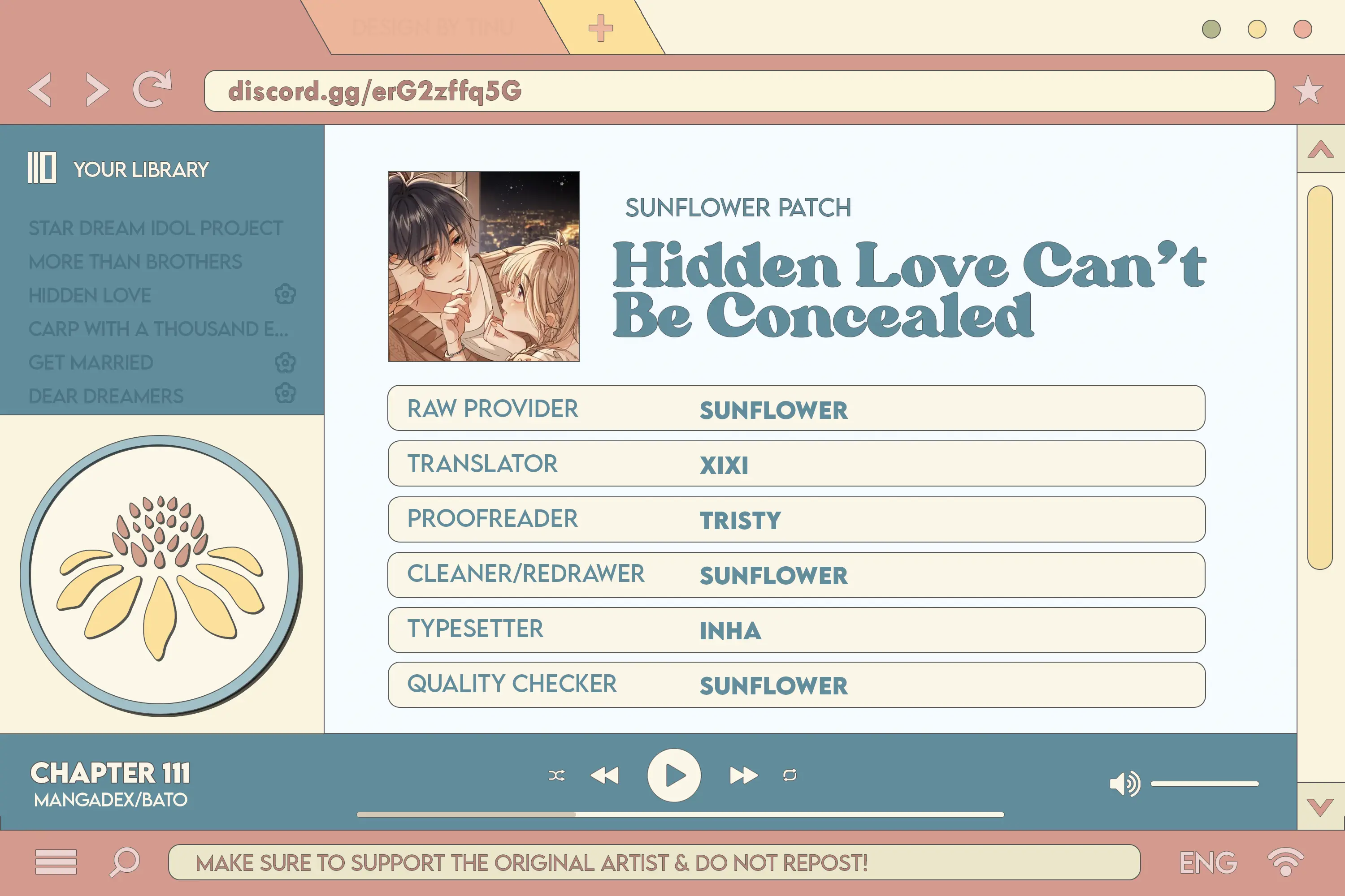 Read Hidden Love Can't Be Concealed Manga Online