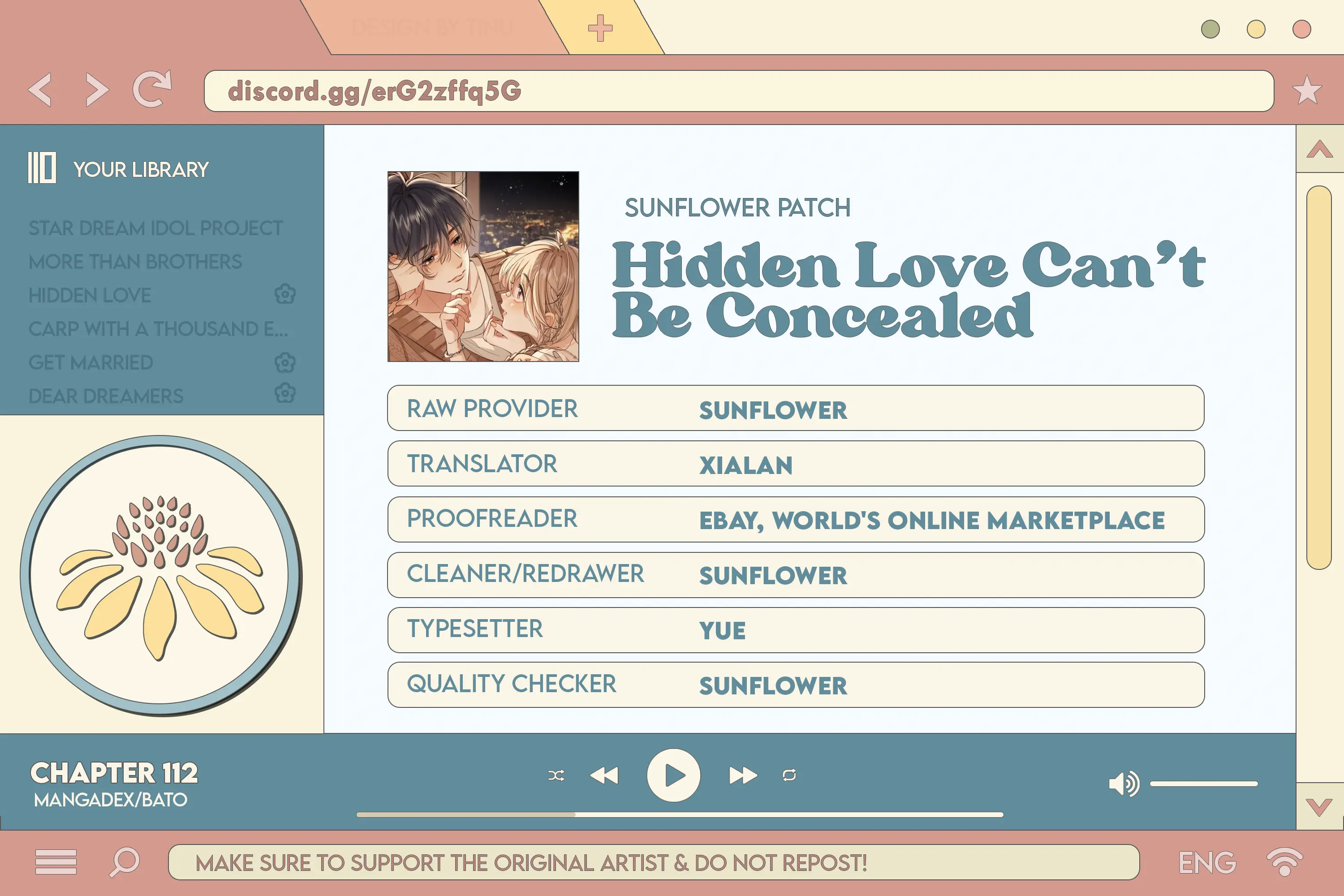 Read Hidden Love Can't Be Concealed Manga Online