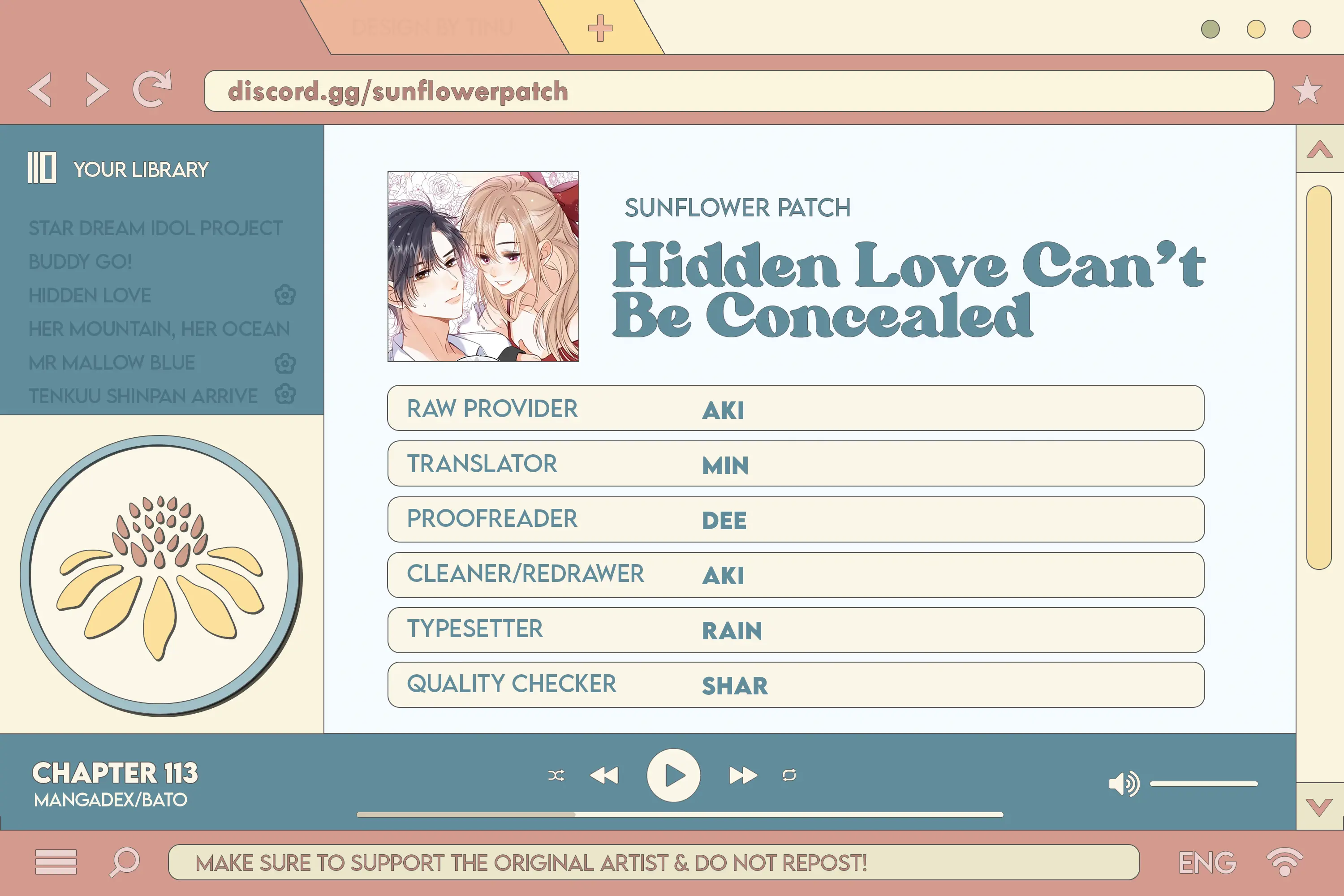 Read Hidden Love Can't Be Concealed Manga Online