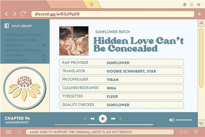 Read Hidden Love Can't Be Concealed Manga Online