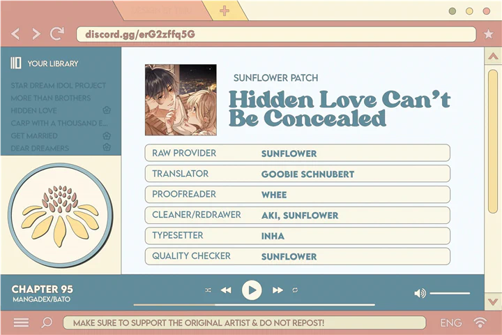 Read Hidden Love Can't Be Concealed Manga Online