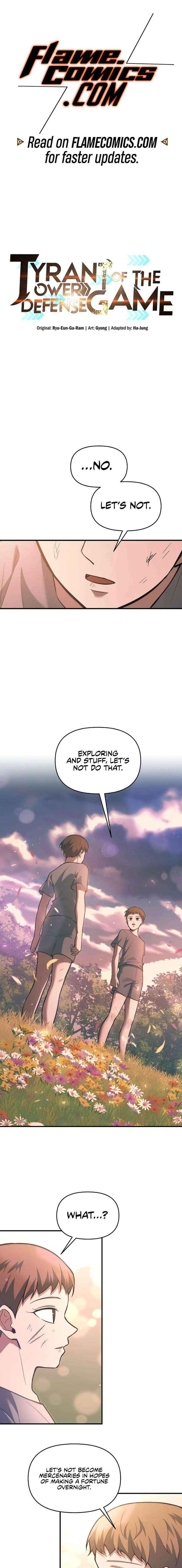 Read I Became the Tyrant of a Defence Game Manga Online