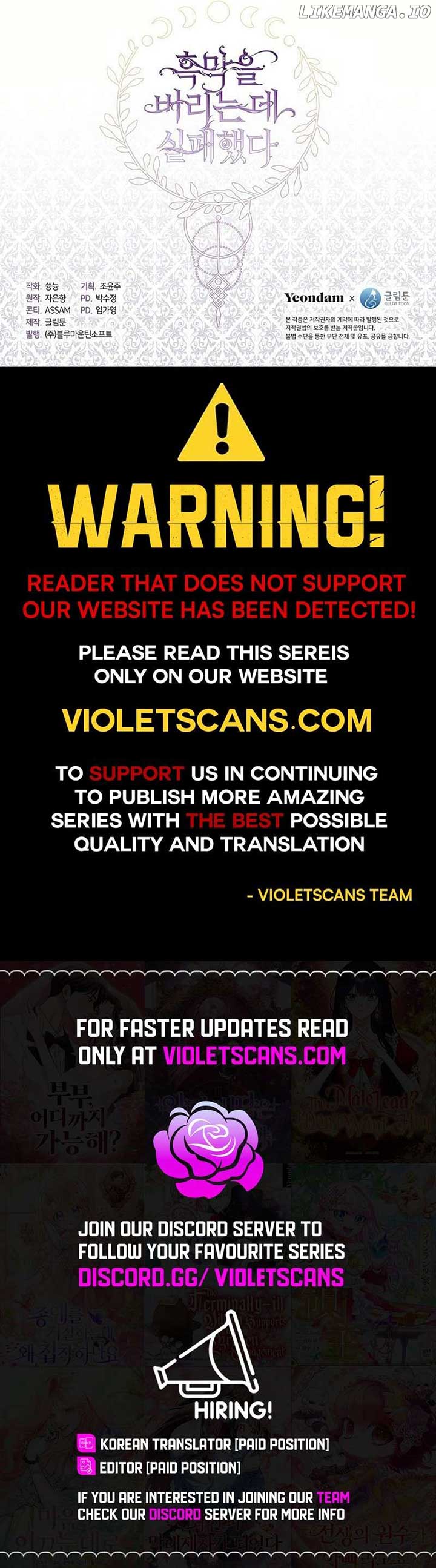 Read I Failed To Throw The Villain Away Manga Online