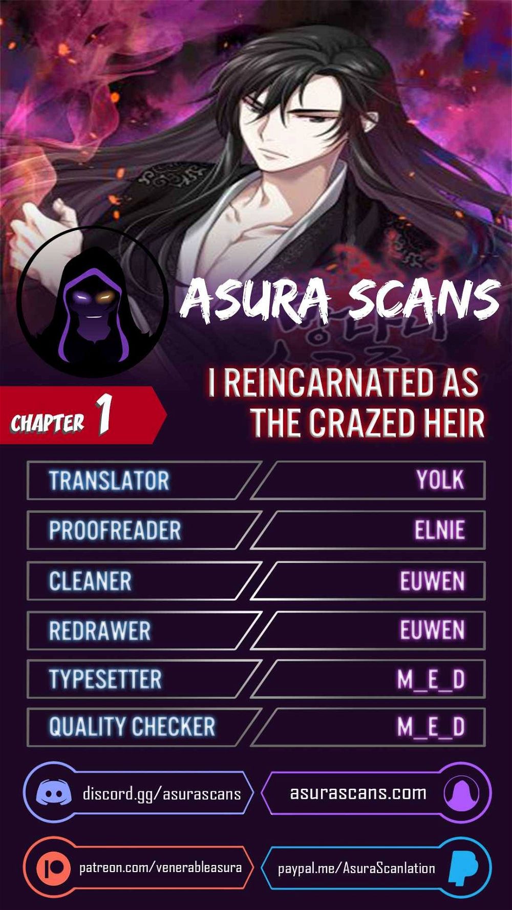 Read I Reincarnated As The Crazed Heir Manga Online