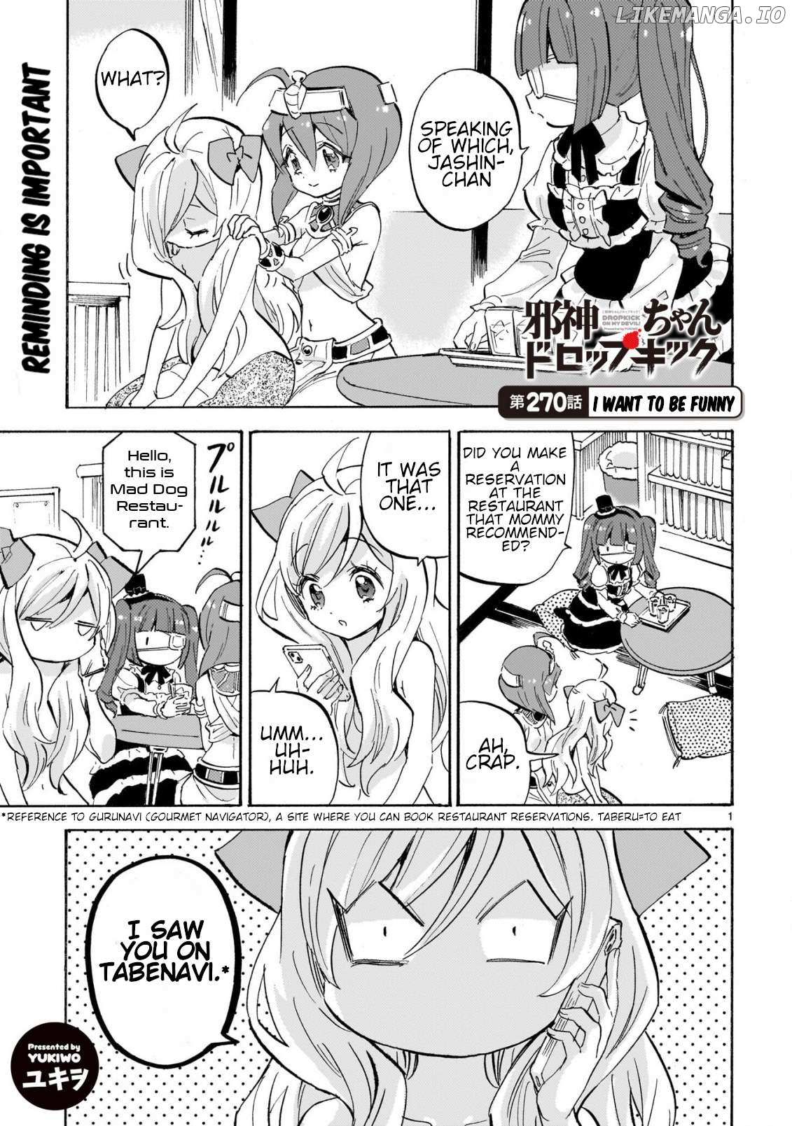 Read Jashin-chan Dropkick Manga Online