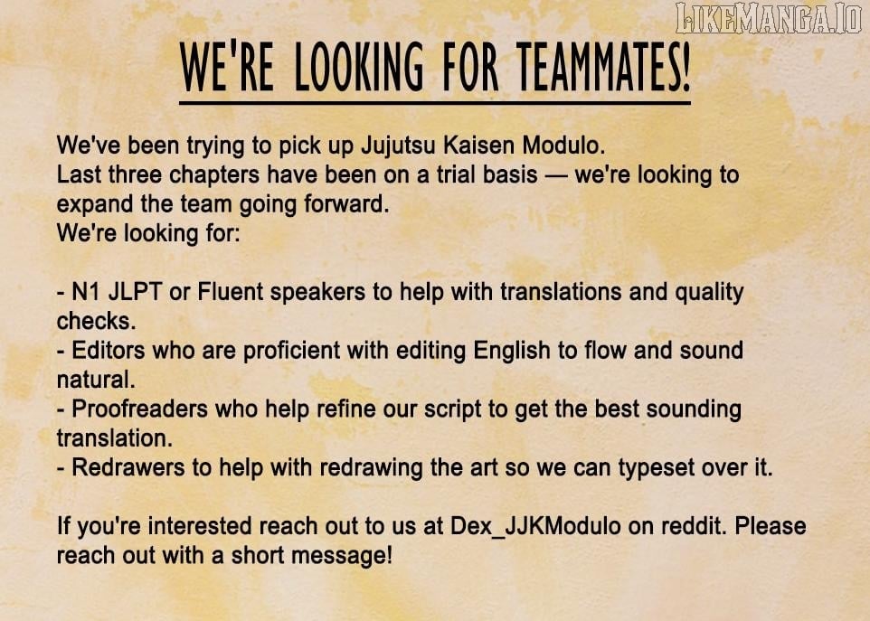 Read Jujutsu Kaisen Modulo Manga Online