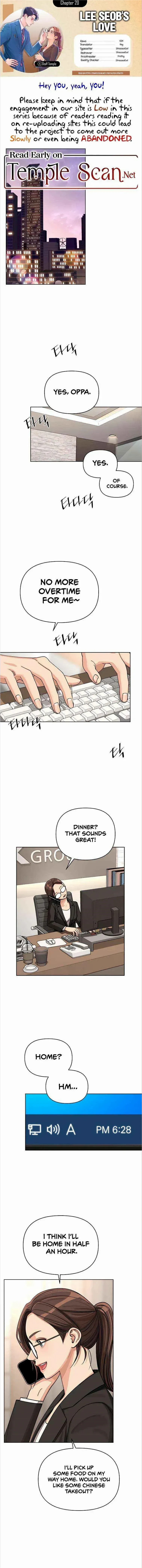 Read Lee Seob’s love Manga Online