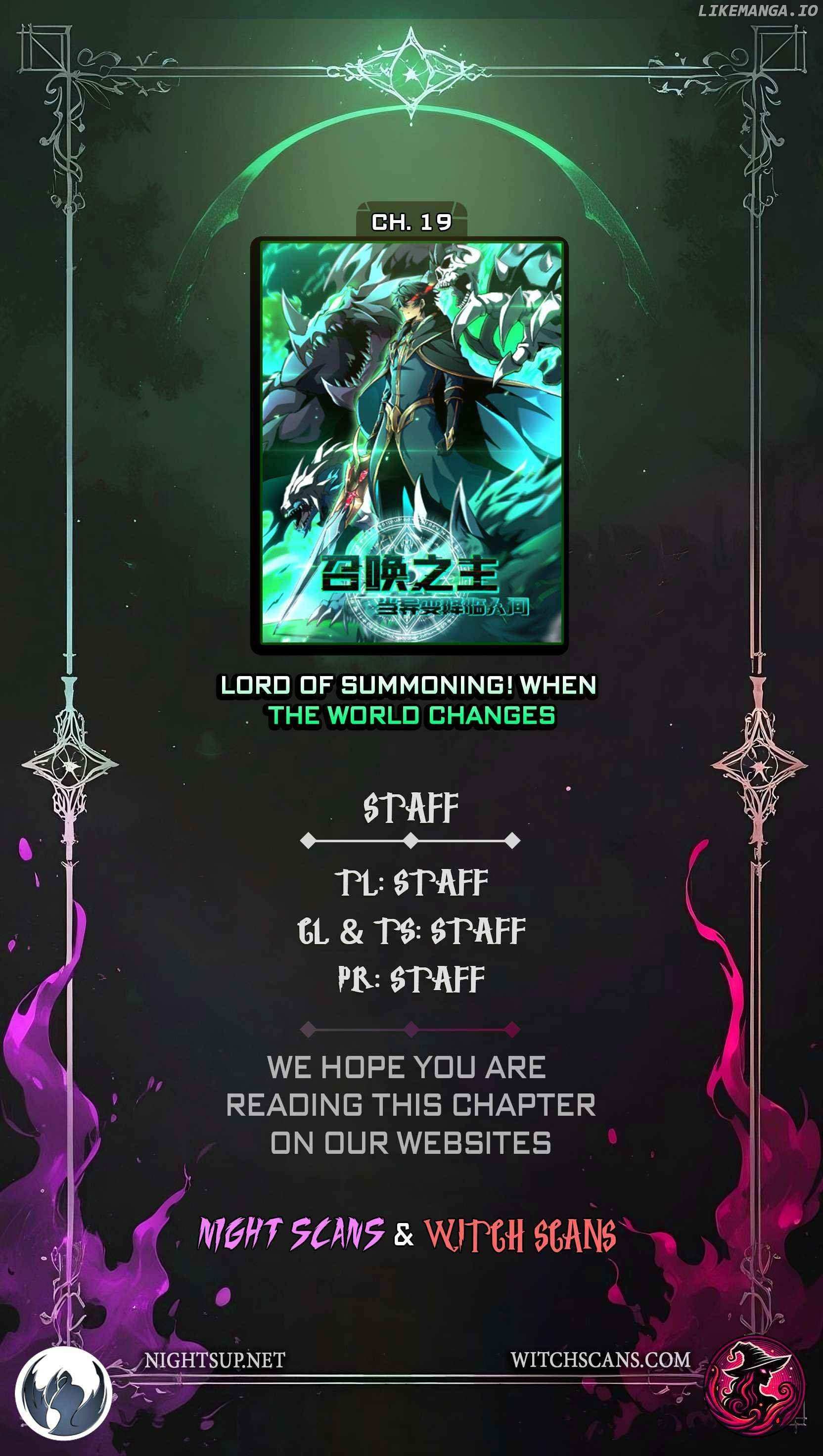 Read Lord of Summons! Sudden Mutation Manga Online