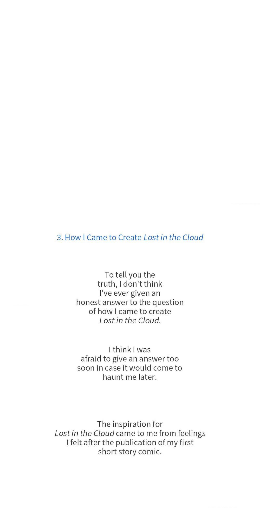 Read Lost in the Cloud Manga Online