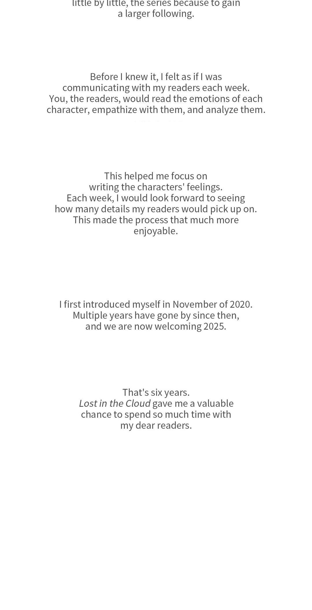 Read Lost in the Cloud Manga Online