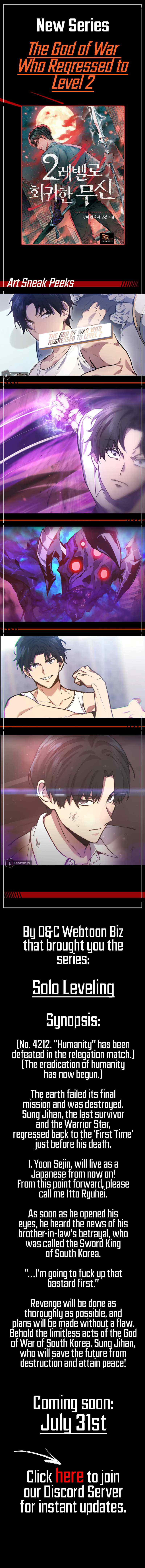 Read Martial God Regressed to Level 2 Manga Online