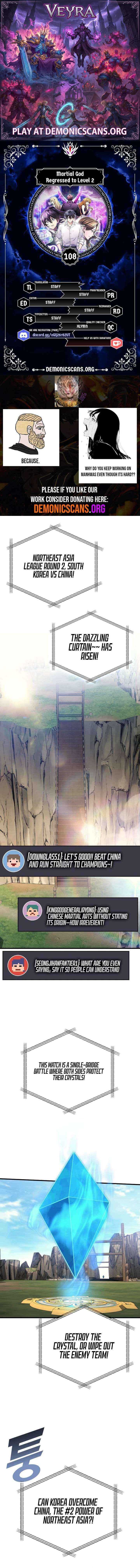 Read Martial God Regressed to Level 2 Manga Online