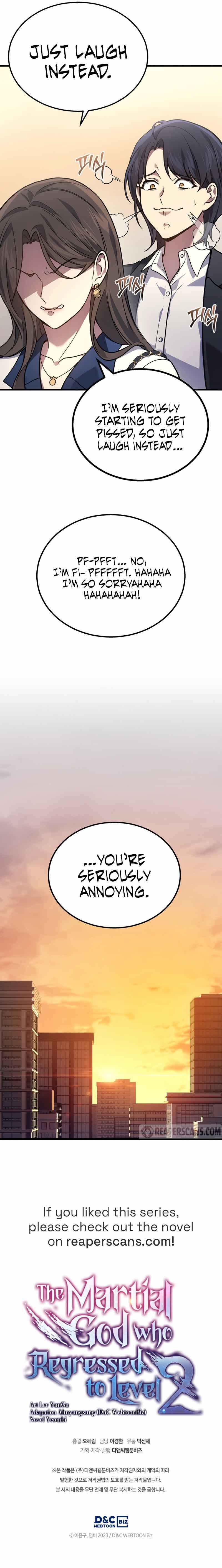 Read Martial God Regressed to Level 2 Manga Online