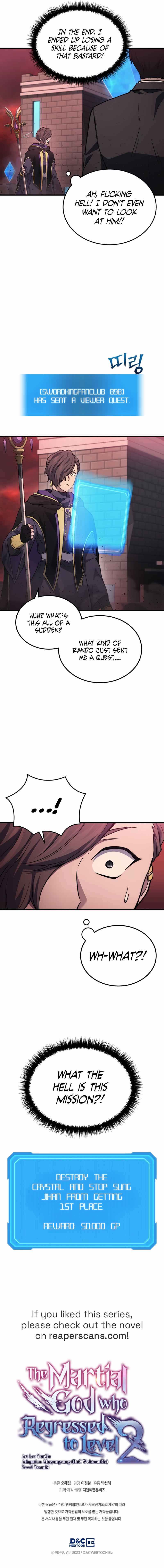 Read Martial God Regressed to Level 2 Manga Online