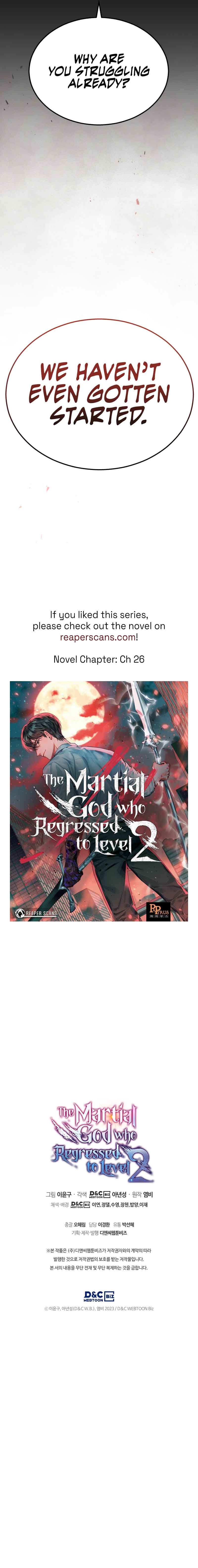 Read Martial God Regressed to Level 2 Manga Online