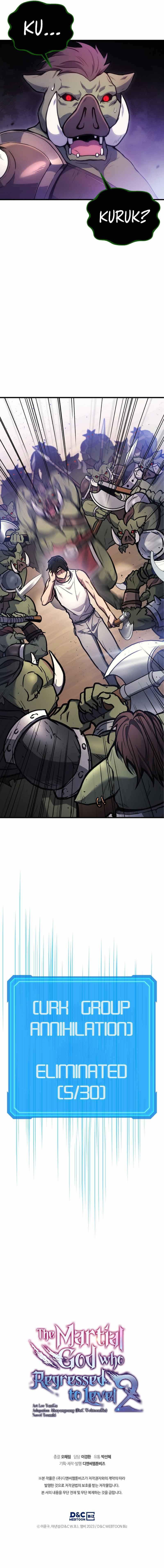 Read Martial God Regressed to Level 2 Manga Online