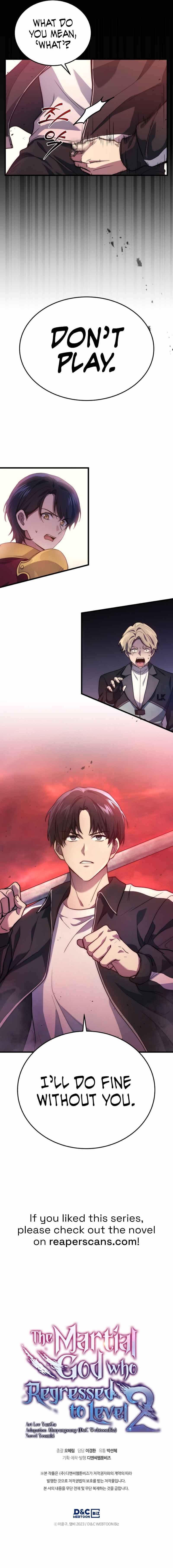 Read Martial God Regressed to Level 2 Manga Online