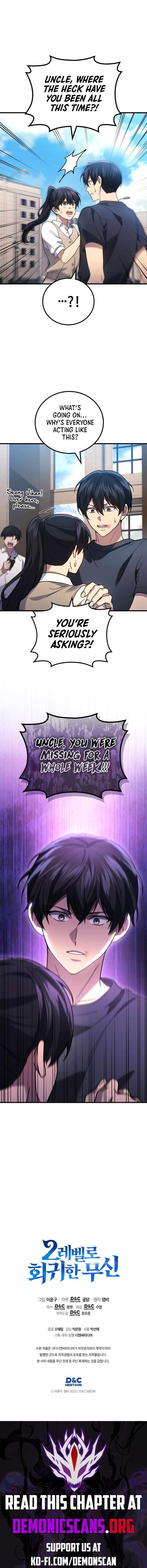 Read Martial God Regressed to Level 2 Manga Online