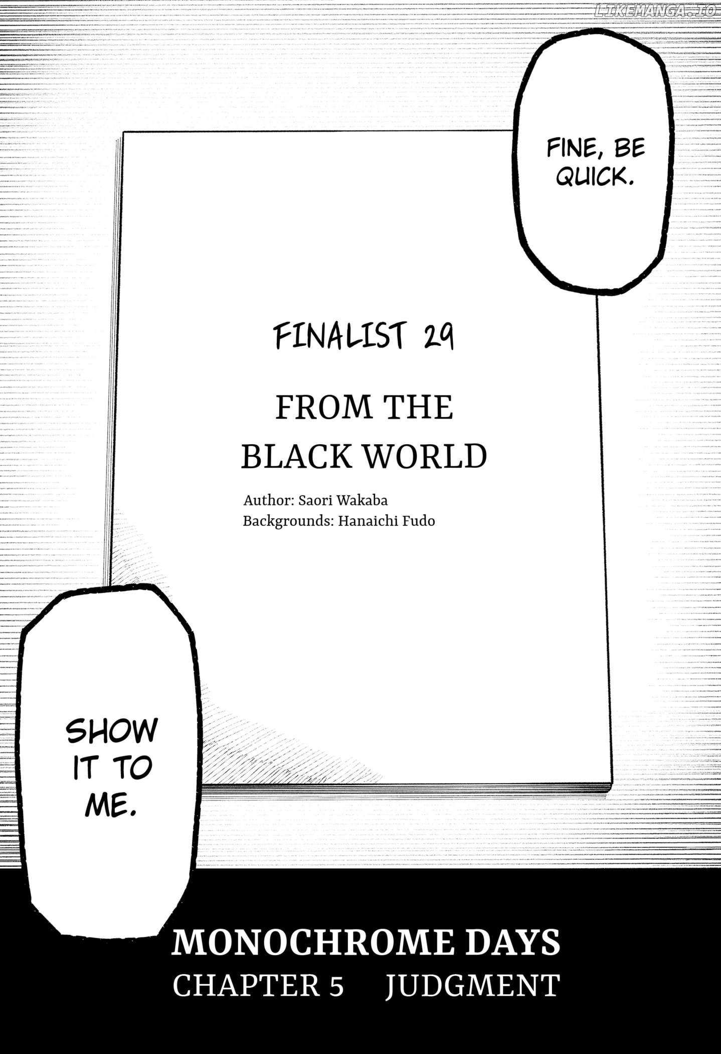 Read Monochrome Days Manga Online