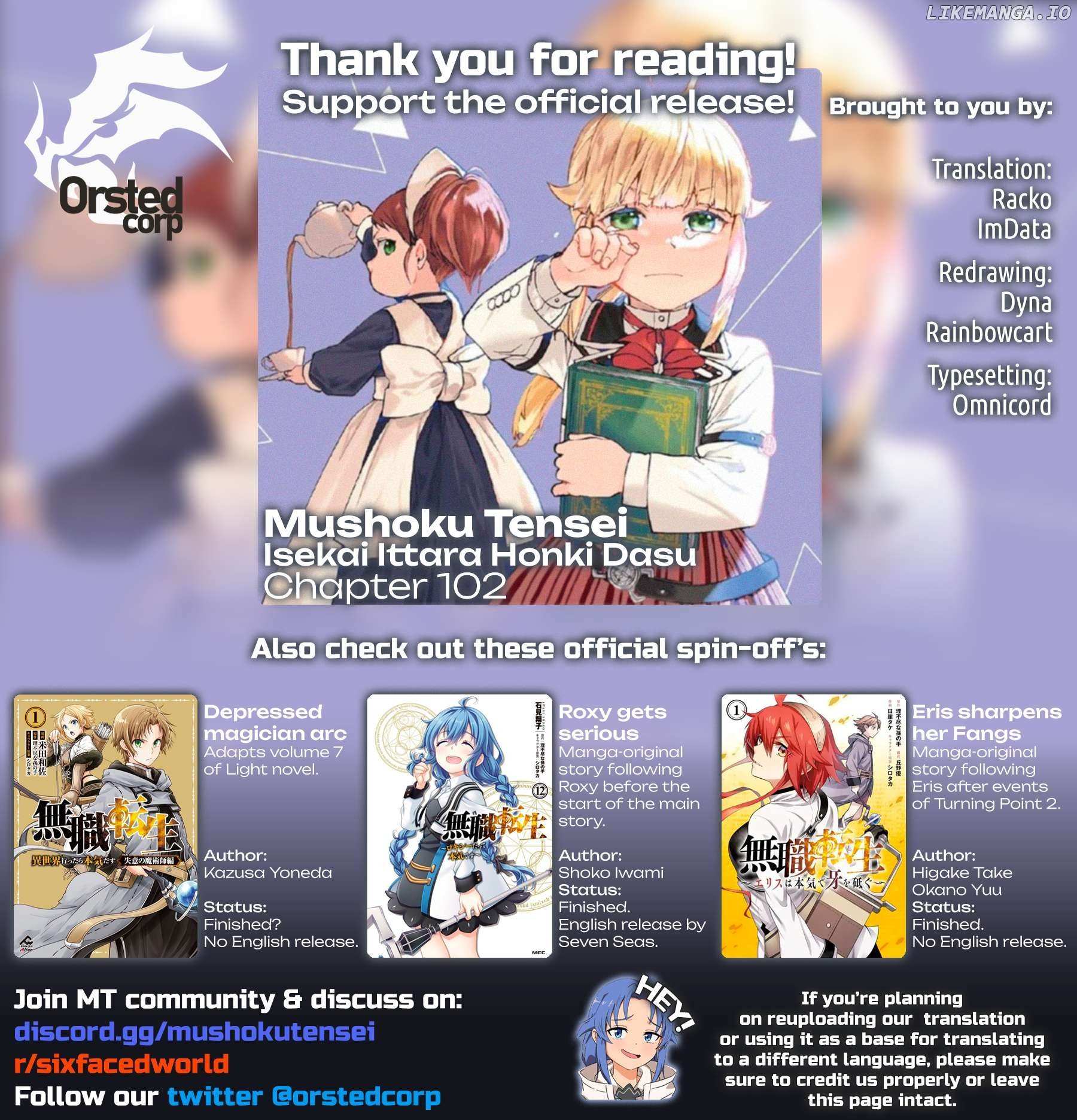 Read Mushoku Tensei - Isekai Ittara Honki Dasu Manga Online