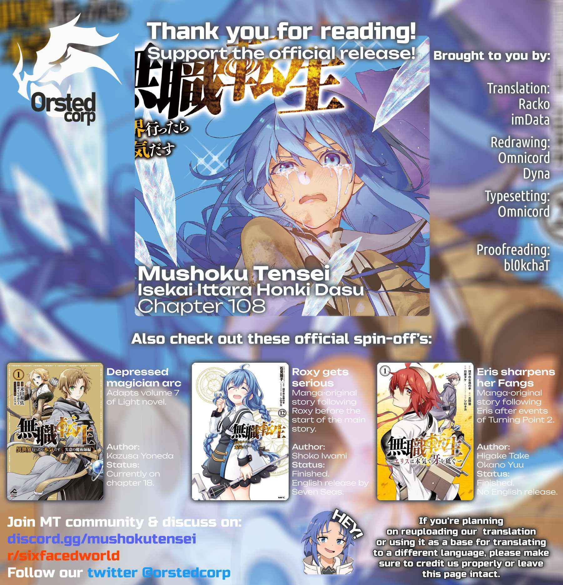 Read Mushoku Tensei - Isekai Ittara Honki Dasu Manga Online