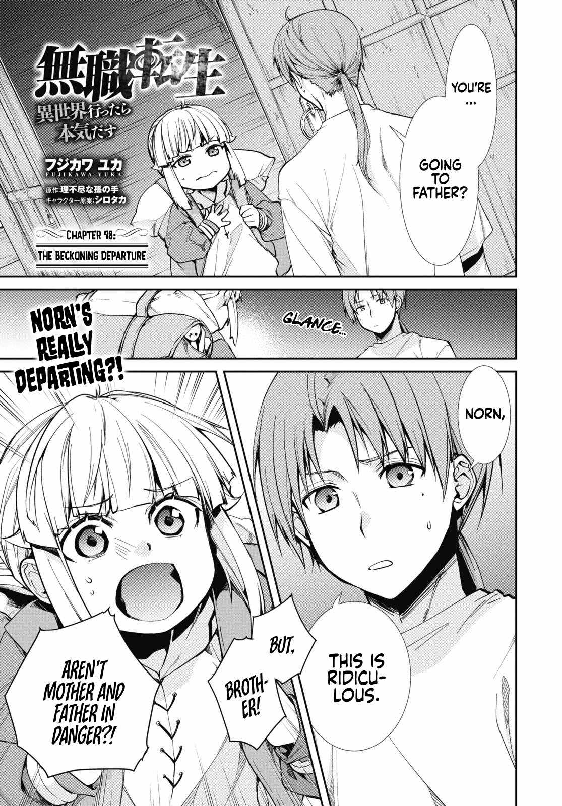 Read Mushoku Tensei - Isekai Ittara Honki Dasu Manga Online