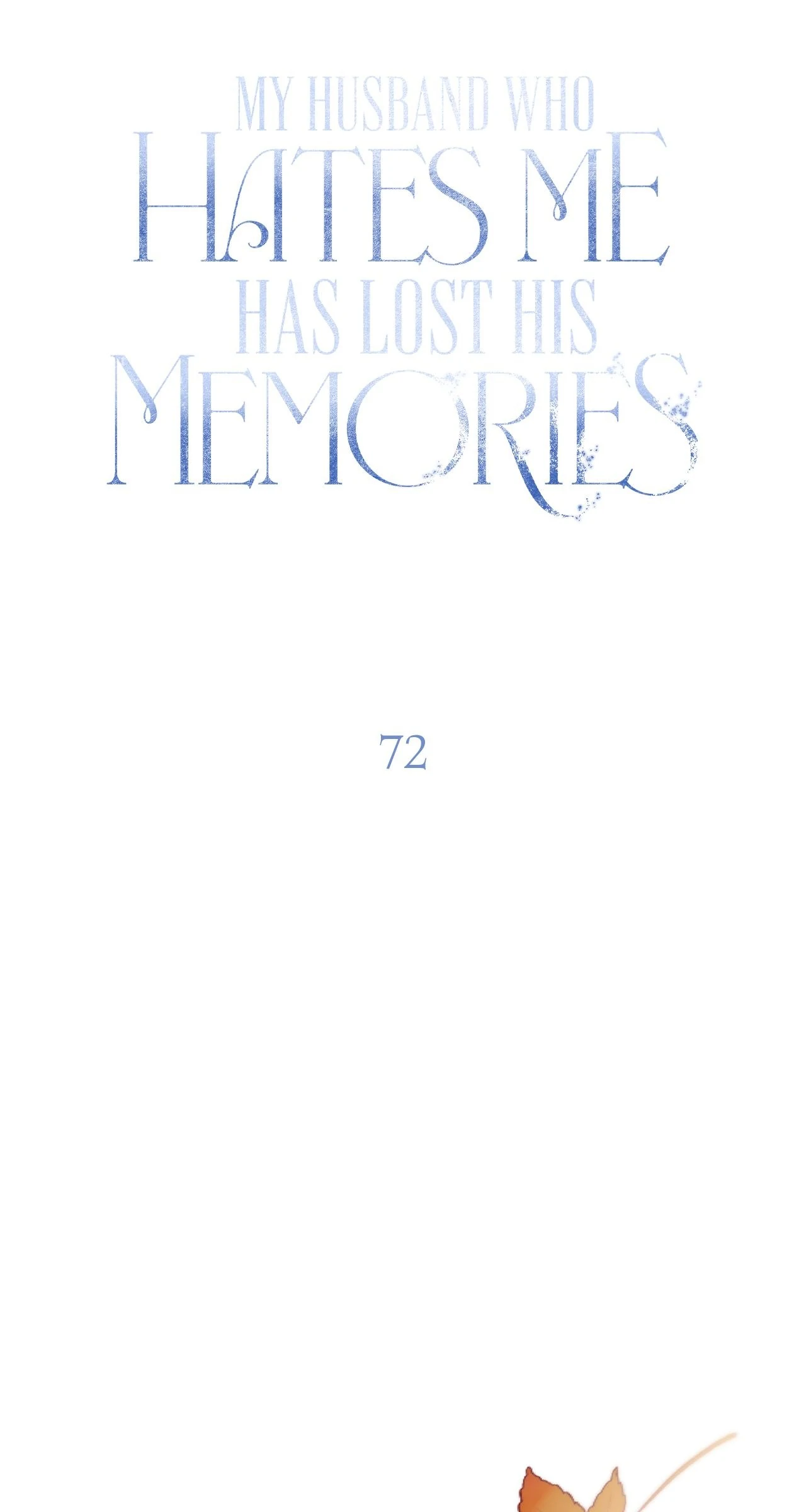 Read My Husband Who Hates Me Has Lost His Memories Manga Online