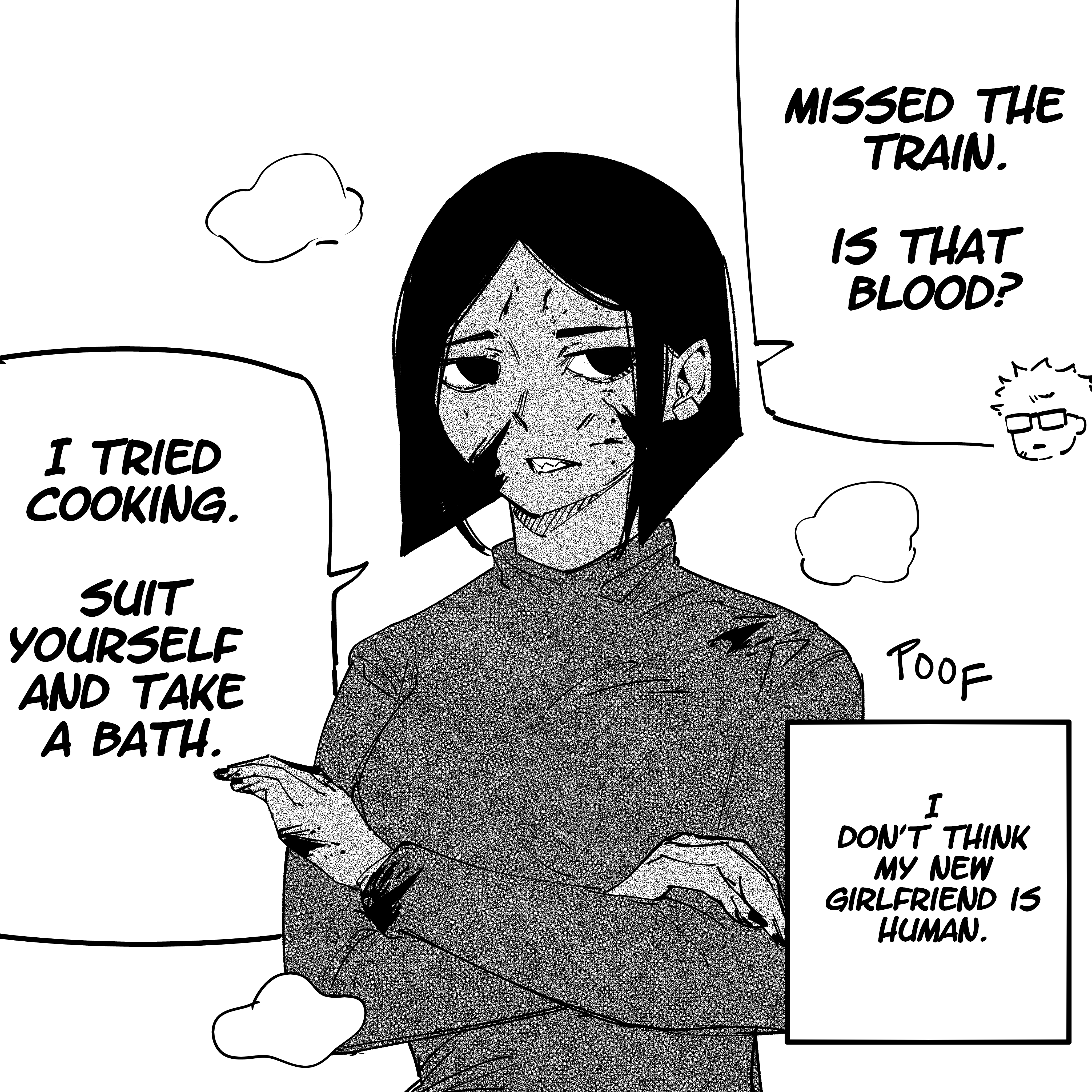 Read My New Girlfriend Is Not Human Manga Online