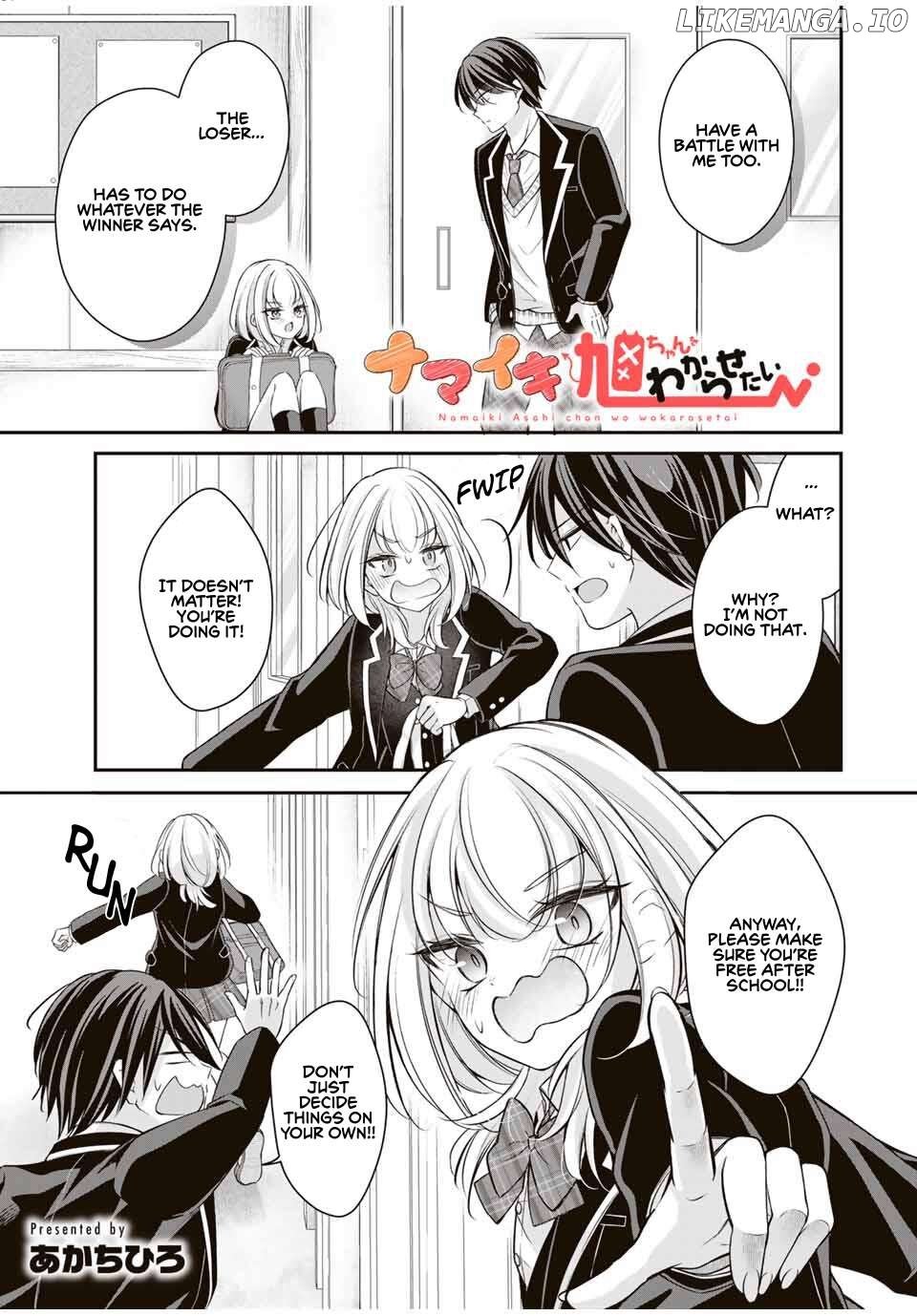 Read Namaiki Asahi-chan wo Wakarasetai Manga Online